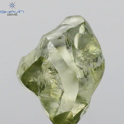 1.46 CT Rough Shape Enhanced Green Color VS2 Clarity (8.25 MM)