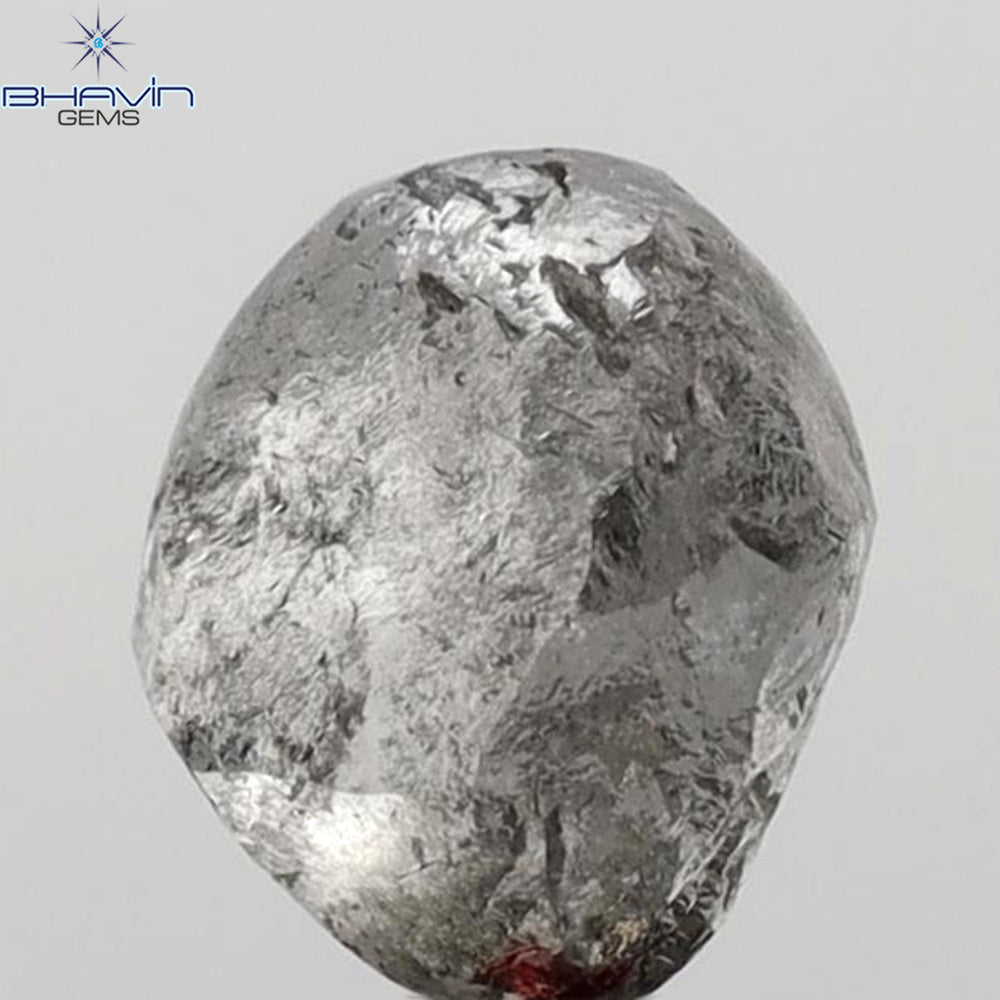 3.03 CT Rough Shape Natural Diamond Salt And Pepper Color (8.10 MM)