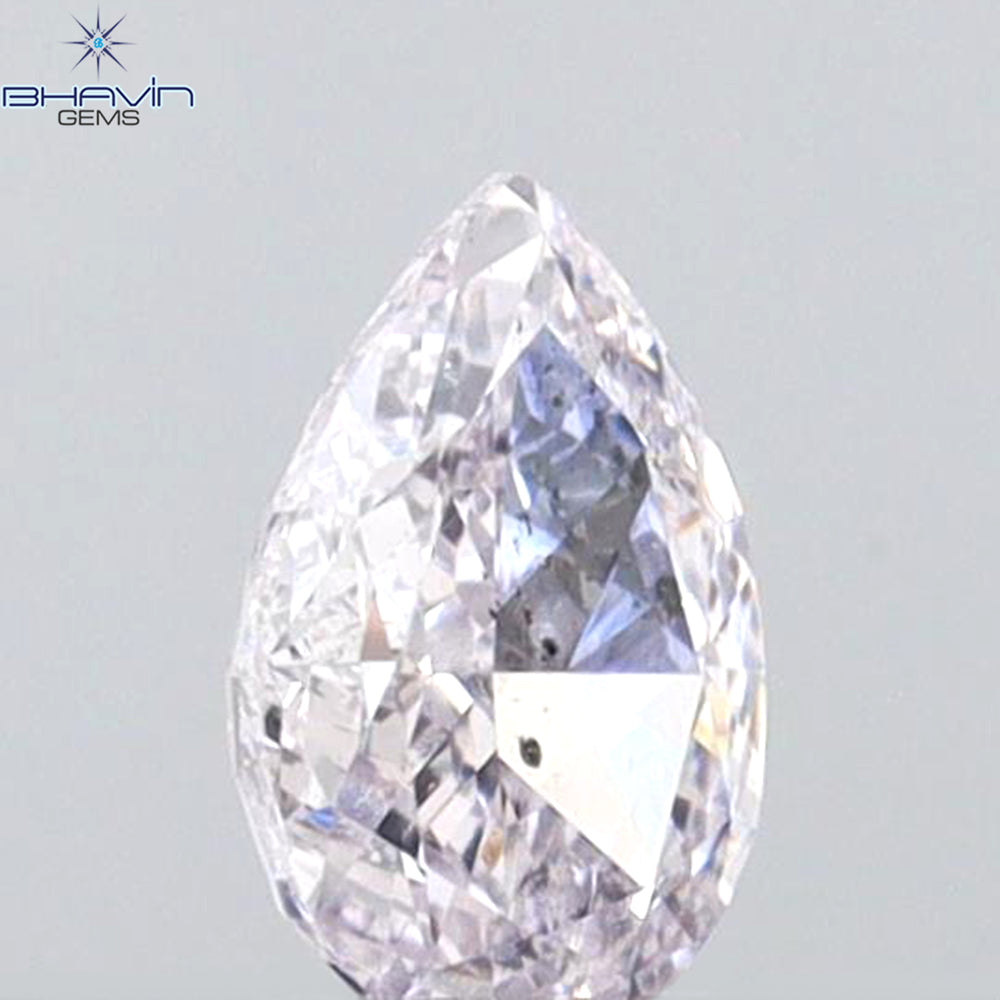 GIA Certified 0.25 CT Pear Diamond Pink Color Natural Loose Diamond (5.03 MM)