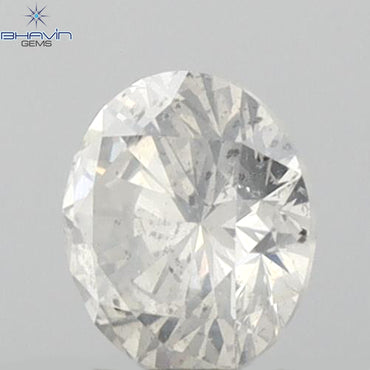0.41 CT Round Shape Natural Loose Diamond White Color SI2 Clarity (4.80 MM)