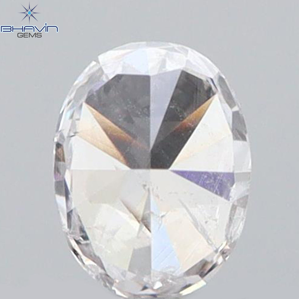 0.12 CT Oval Shape Natural Diamond Pink Color SI1 Clarity (3.50 MM)