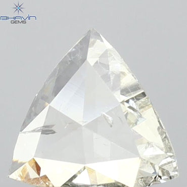 0.38 CT Triangle Shape Natural Diamond White Color SI2 Clarity (6.60 MM)