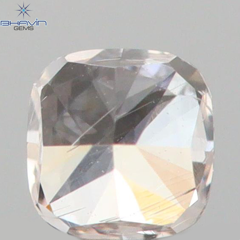 0.09 CT Cushion Shape Natural Diamond Pink Color SI1 Clarity (2.44 MM)