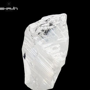 1.33 CT Rough Shape Natural Diamond White Color SI2 Clarity (8.20 MM)