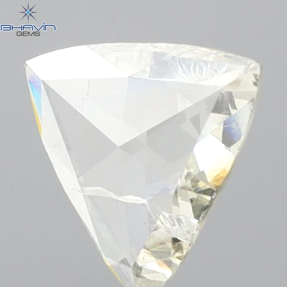0.12 CT トライアングル シェイプ ナチュラル ダイヤモンド グリーン カラー SI2 クラリティ (3.44 MM)
