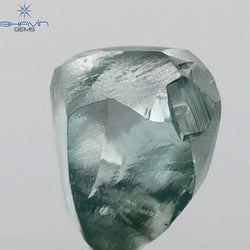 1.56 CT Rough Shape Enhanced Blue Color VS2 Clarity (7.20 MM)