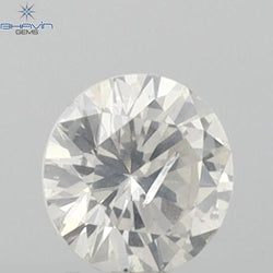 0.21 CT Round Shape Natural Loose Diamond White Color I1 Clarity (3.97 MM)