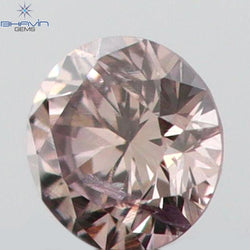 0.04 CT Round Shape Natural Diamond Pink Color SI2 Clarity (2.33 MM)