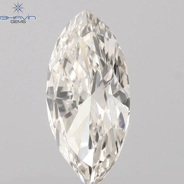 0.34 CT Marquise Shape Natural Loose Diamond Pink Color SI1 Clarity (6.90 MM)