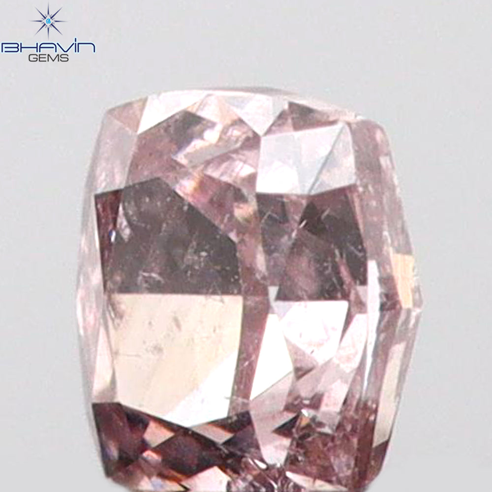 0.07 CT Cushion Shape Natural Diamond Pink Color SI2 Clarity (2.39 MM)
