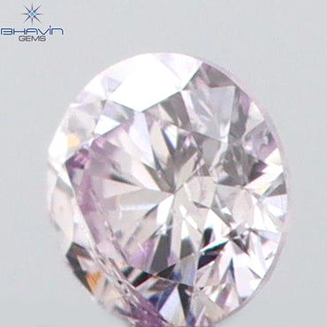0.04 CT Round Shape Natural Diamond Pink Color SI1 Clarity (1.75 MM)