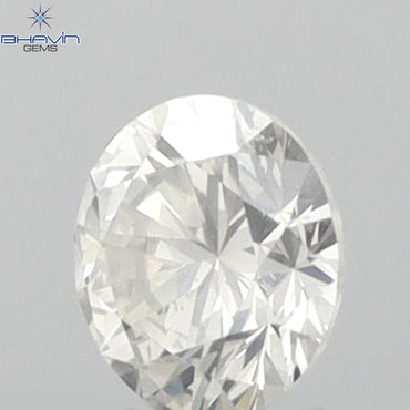 0.25 CT Round Shape Natural Loose Diamond White Color SI1 Clarity (4.04 MM)