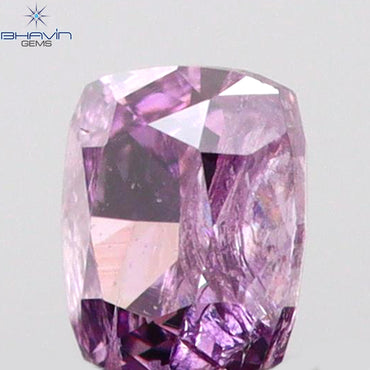 0.08 CT Cushion Shape Natural Diamond Pink Color I2 Clarity (2.60 MM)