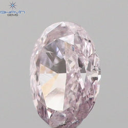 0.07 CT Oval Shape Natural Diamond Pink Color SI2 Clarity (3.07 MM)