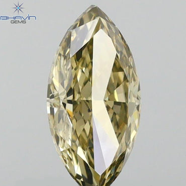 0.58 CT Marquise Shape Natural Loose Diamond Grey Color VS2 Clarity (7.78 MM)