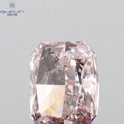 0.09 CT Radiant Shape Natural Diamond Pink Color SI2 Clarity (2.83 MM)