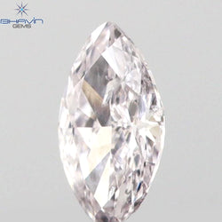 0.05 CT Marquise Shape Natural Loose Diamond Pink Color SI1 Clarity (3.63 MM)