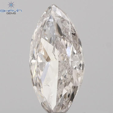 0.50 CT Marquise Shape Natural Loose Diamond Pink Color SI2 Clarity (7.68 MM)