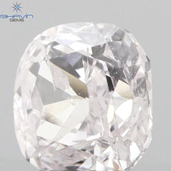 0.25 CT Cushion Shape Natural Diamond Pink Color I2 Clarity (3.70 MM)