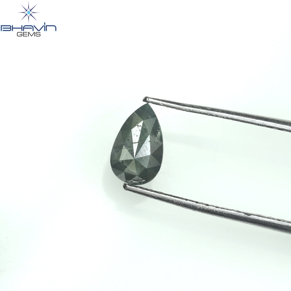 0.67 Pear Shape Natural Diamond Blue Color I3 Clarity (7.05 MM)