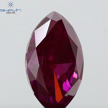 0.33 CT Marquise Shape Natural Diamond Pink Color VS2 Clarity (5.97 MM)