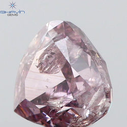 0.29 CT Heart Shape Natural Diamond Pink Color I2 Clarity (4.05 MM)