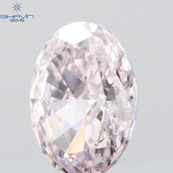 0.10 CT Oval Shape Natural Diamond Pink Color SI1 Clarity (3.26 MM)