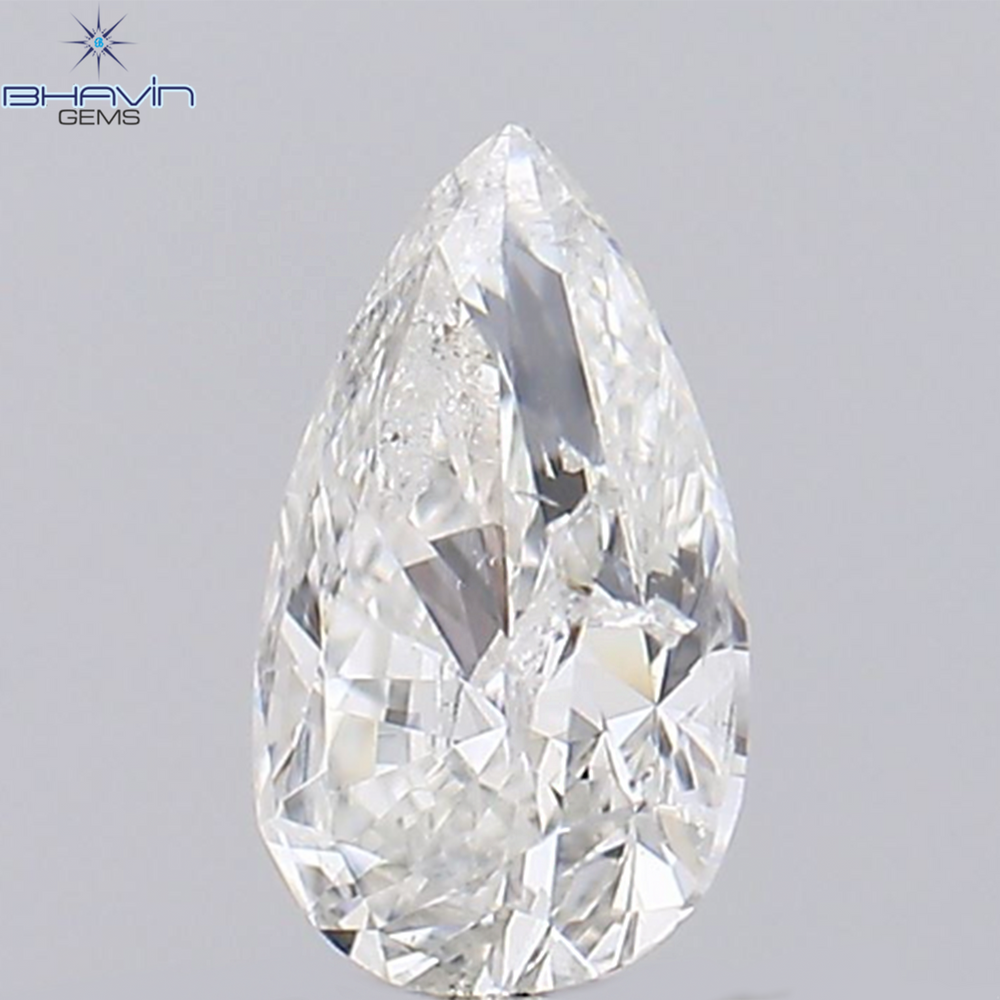 0.27 CT Pear Shape Natural Loose Diamond White Color I1 Clarity (5.50 MM)
