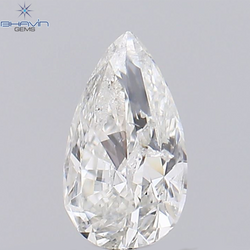 0.27 CT Pear Shape Natural Loose Diamond White Color I1 Clarity (5.50 MM)