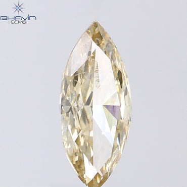 1.02 CT Marquise Shape Natural Diamond Yellow Color SI2 Clarity (11.06 MM)
