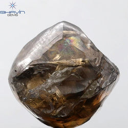 14.78 CT Rough Shape Natural Loose Diamond Brown Color I3 Clarity (14.00 MM)