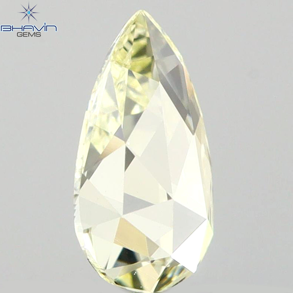 0.23 CT Pear Shape Natural Diamond White Color VS1 Clarity (6.27 MM)