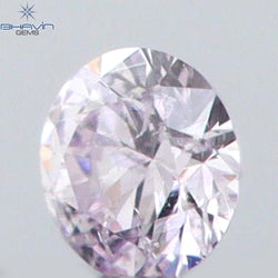 0.02 CT Round Shape Natural Diamond Pink (Argyle) Color SI2 Clarity (1.57 MM)