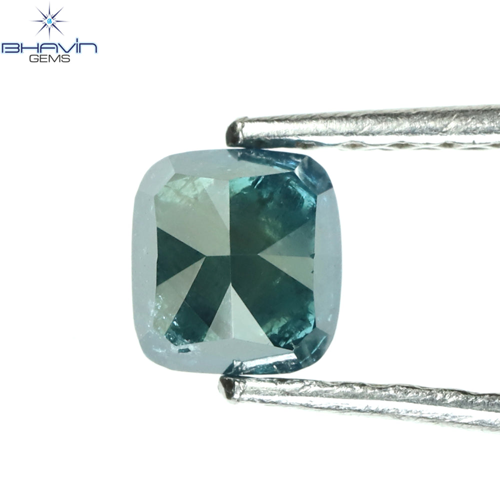 0.43 CT Cushion Diamond Natural Diamond Blue Diamond Clarity I3 (4.27 MM)