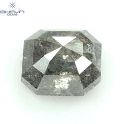 C0.46 CT Square Cut Shape Natural Diamond Salt And Pepper Color I3 Clarity (4.51 MM)