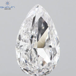 0.14 CT Pear Shape Natural Diamond Pink Color VS1 Clarity (4.25 MM)