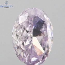 0.08 CT Oval Shape Natural Diamond Pink Color SI1 Clarity (3.06 MM)
