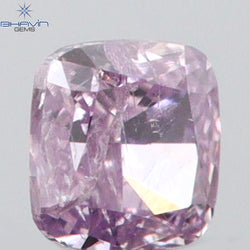 0.06 CT Cushion Shape Natural Diamond Pink Color I1 Clarity (2.15 MM)