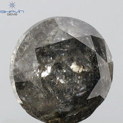 0.99 CT Round Shape Natural Diamond Salt And Papper Color I3 Clarity (6.00 MM)