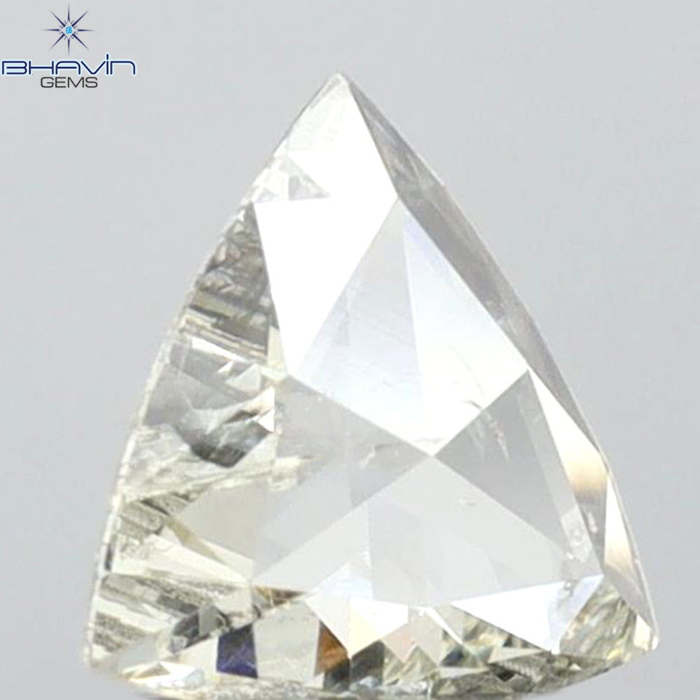 0.38 CT Triangle Shape Natural Diamond White Color SI2 Clarity (6.60 MM)