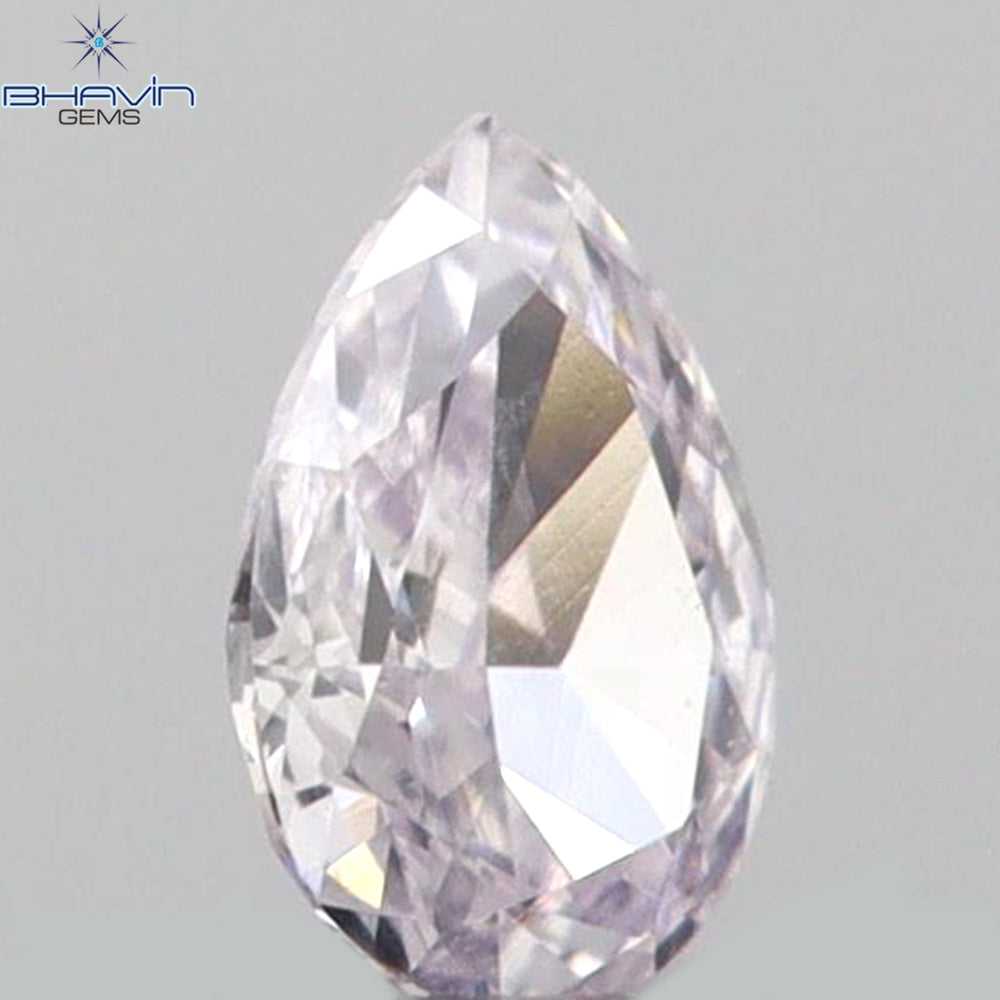 0.04 CT Pear Shape Natural Diamond Pink Color VS2 Clarity (2.84 MM)