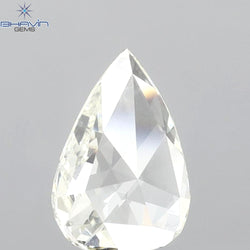 0.80 CT Pear Shape Natural Diamond White Color VS1 Clarity (8.65 MM)