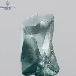 1.12 CT Rough Shape Enhanced Blue Color VS2 Clarity (7.75 MM)