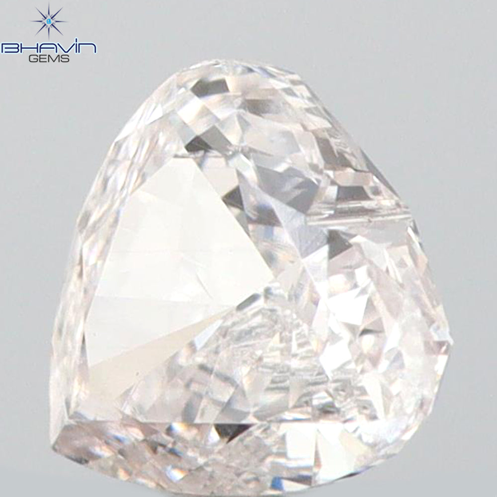 0.23 CT Heart Shape Natural Diamond Pink Color SI1 Clarity (3.98 MM)