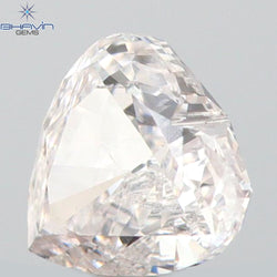0.23 CT Heart Shape Natural Diamond Pink Color SI1 Clarity (3.98 MM)