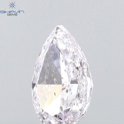GIA Certified 0.25 CT Pear Diamond Pink Color Natural Loose Diamond (5.03 MM)