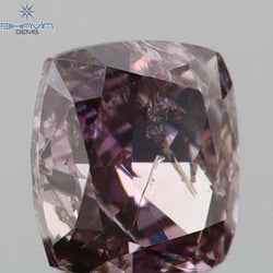 0.11 CT Cushion Shape Natural Diamond Pink Color I2 Clarity (2.85 MM)