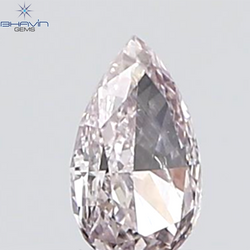 GIA Certified 0.26 CT Pear Diamond Pink Color Natural Loose Diamond (5.37 MM)