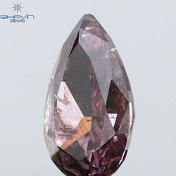 0.12 CT Pear Shape Natural Diamond Pink Color I1 Clarity (4.13 MM)