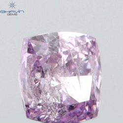 0.05 CT Cushion Shape Natural Diamond Pink Color I2 Clarity (2.10 MM)